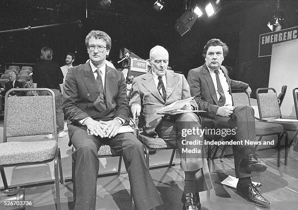 John Hume MP and other on the Late Late Show. .