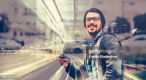 texting - multiple exposure movement stock pictures, royalty-free photos & images