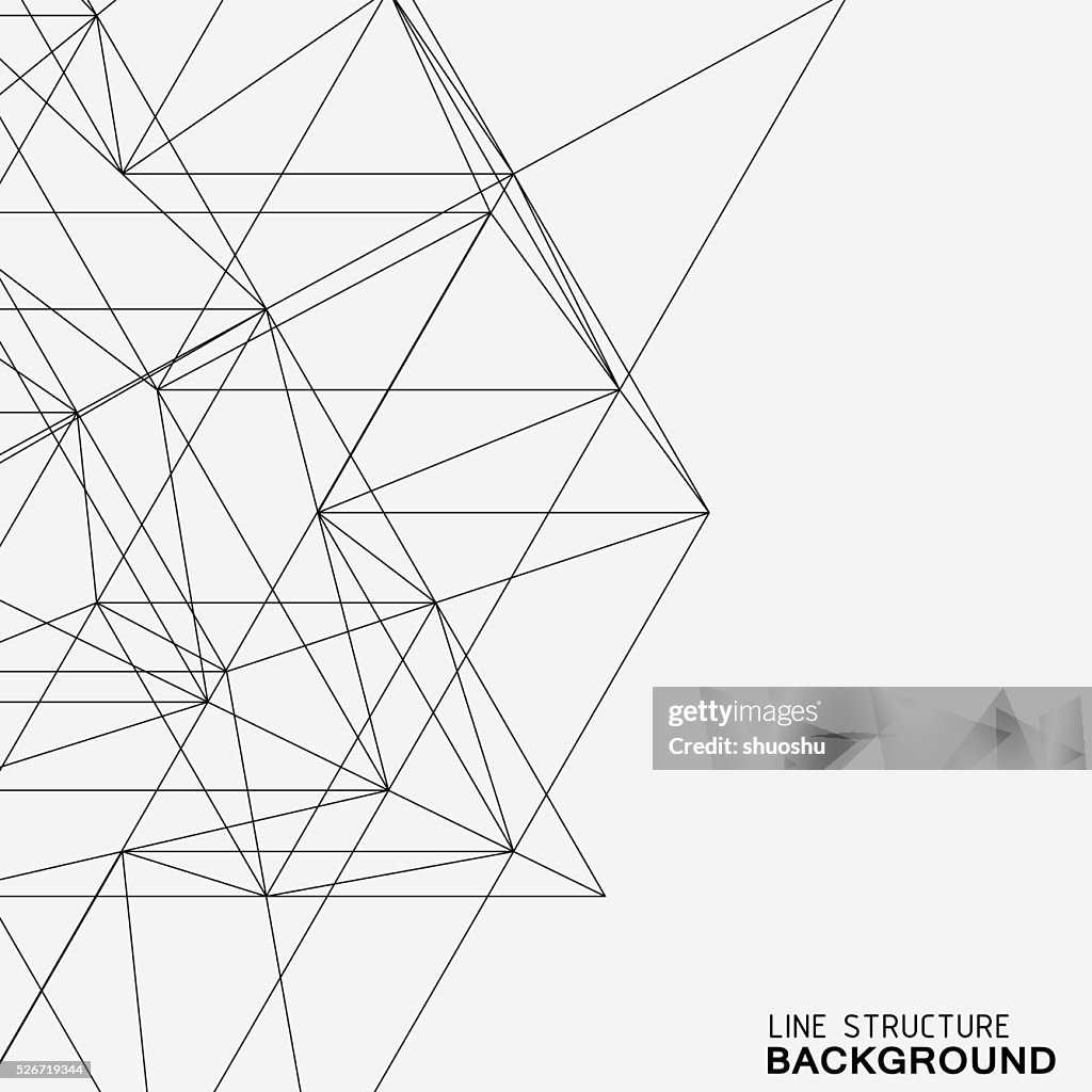 Line structure background