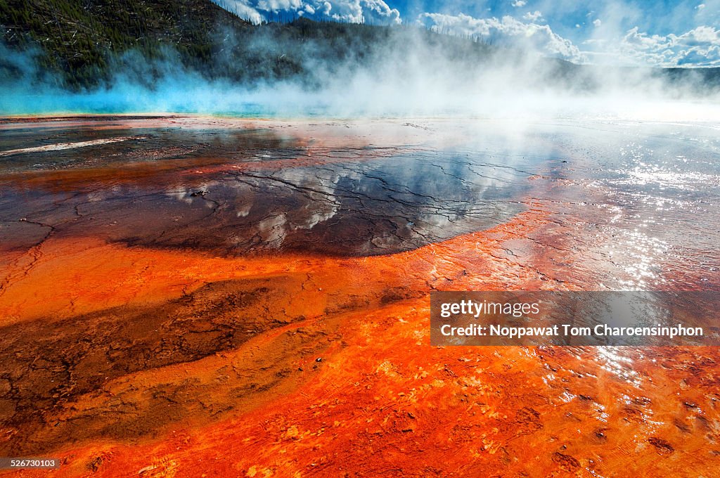 Grand Prismatic Spring Yellowstone