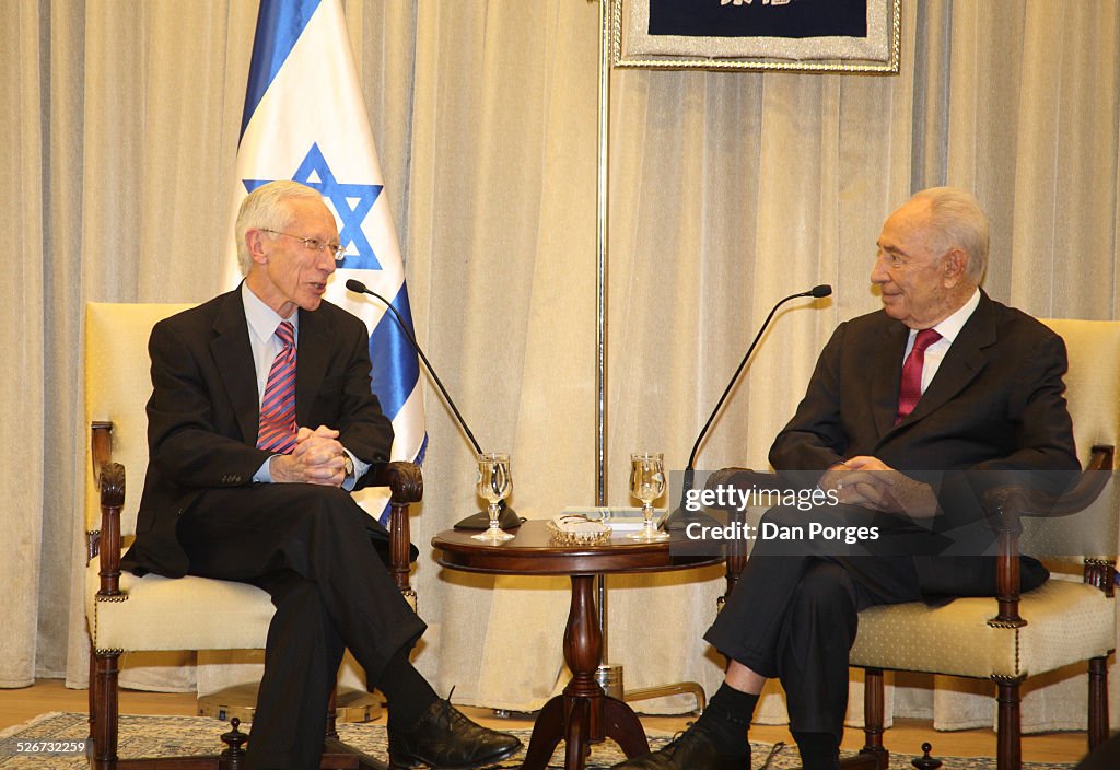 Shimon Peres & Stanley Fischer