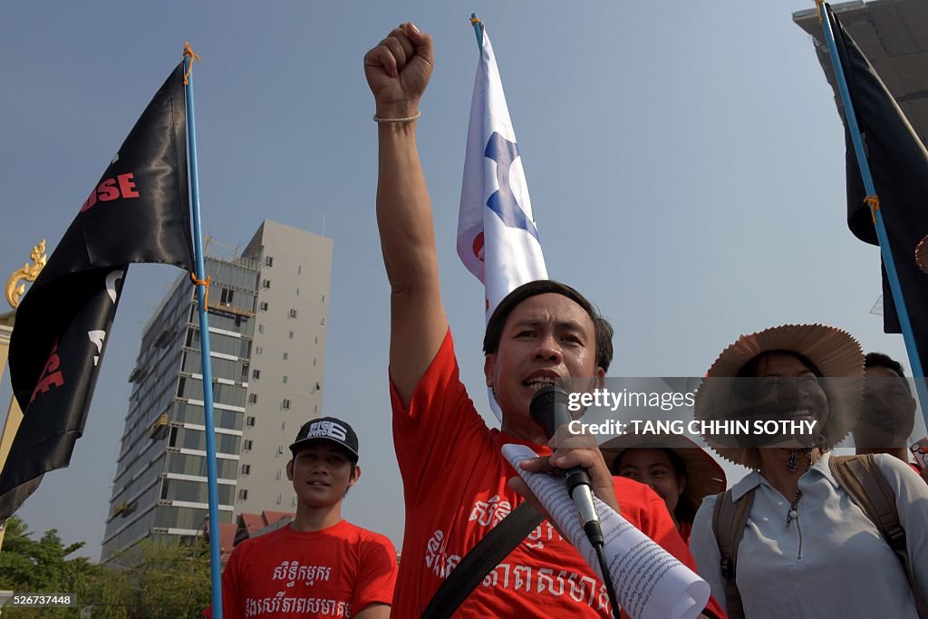 CAMBODIA-MAY DAY-PROTEST