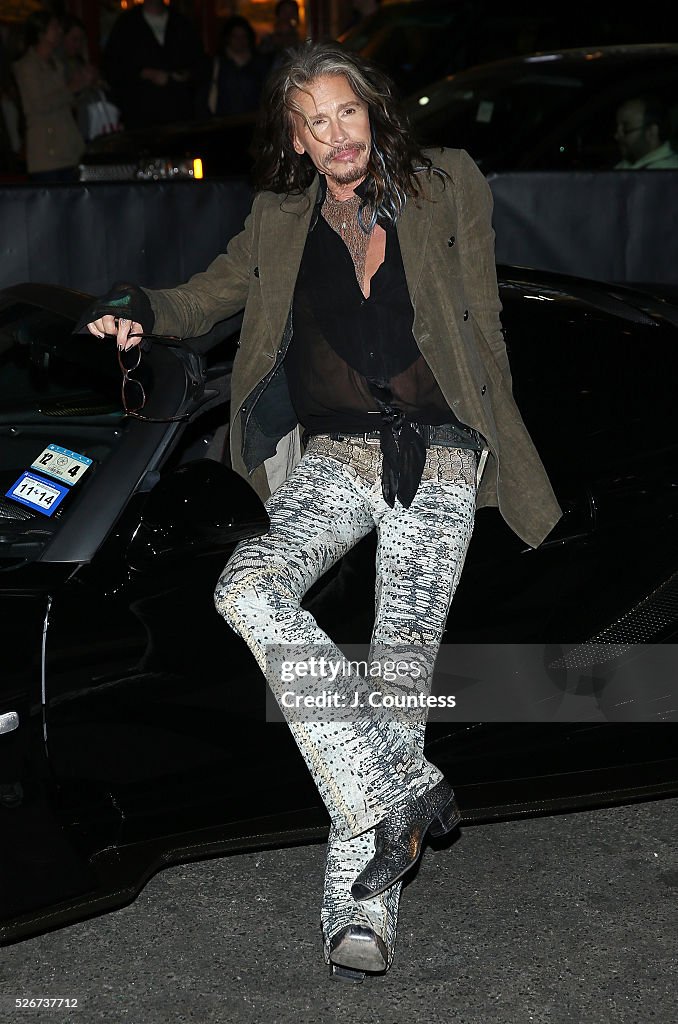 "Steven Tyler...Out On A Limb" Kick Off Celebration