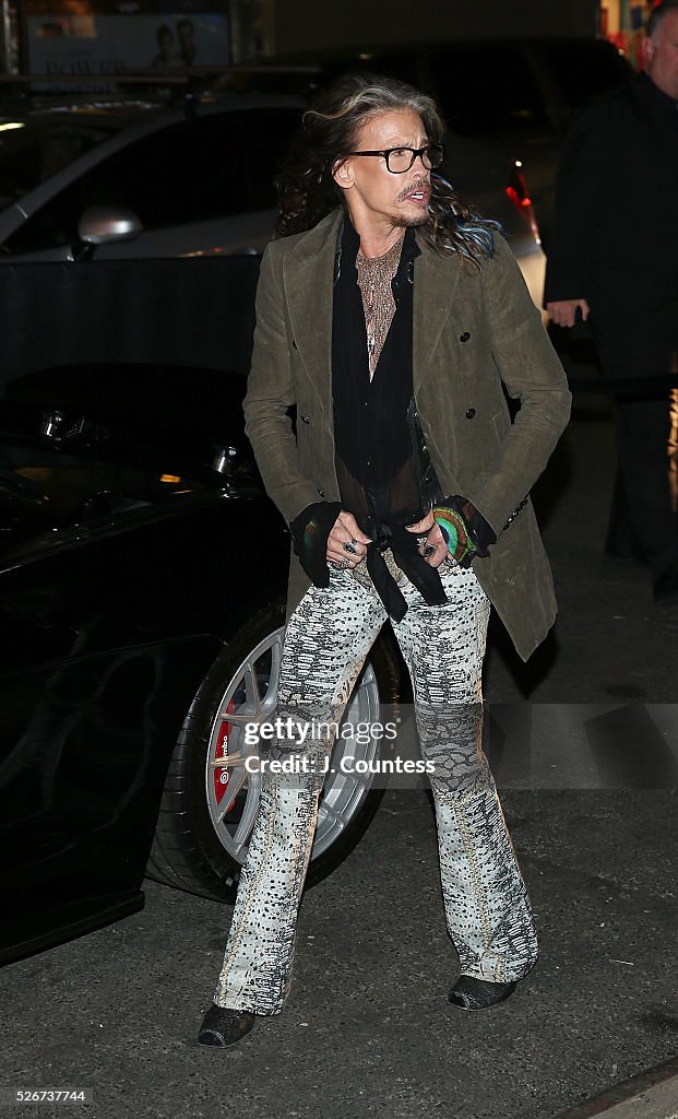 "Steven Tyler...Out On A Limb" Kick Off Celebration