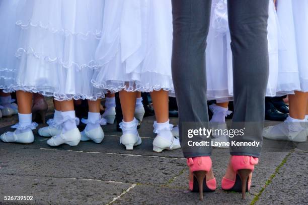 first communion, grecia, costa rica - kommunion stock-fotos und bilder