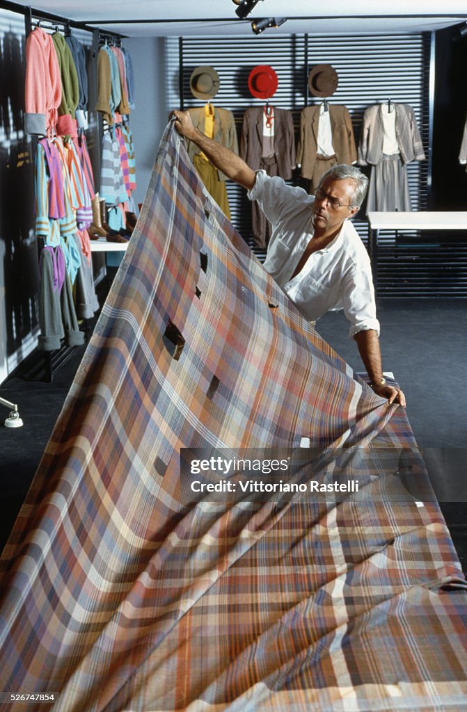 Giorgio Armani at Work