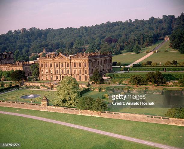 The West facade of Chatsworth was designed by the Duke of Devonshire and Thomas Archer. The South front was remodelled to William Talman's design in...