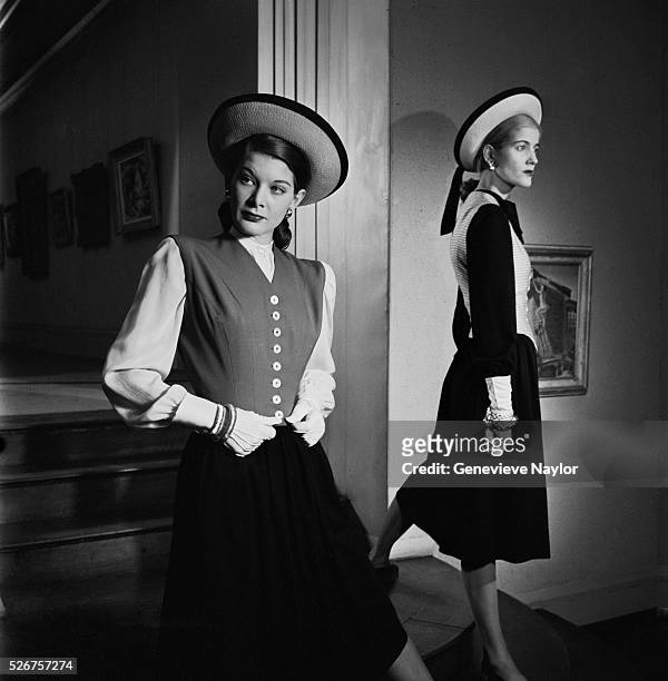 The sleeveless jacket was designed by Norman Norell. Norell worked as a fashion designer with Hattie Carnegie. Hattie Carnegie is considered to be...