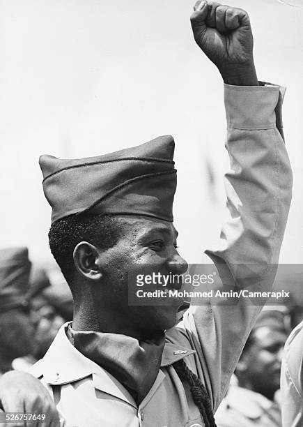 Major Mengistu Haile Mariam, Vice Chairman of the Provisional Military Council, September 1975.