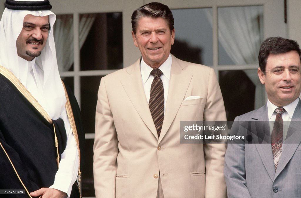Ronald Reagan and King of Saudi Arabia
