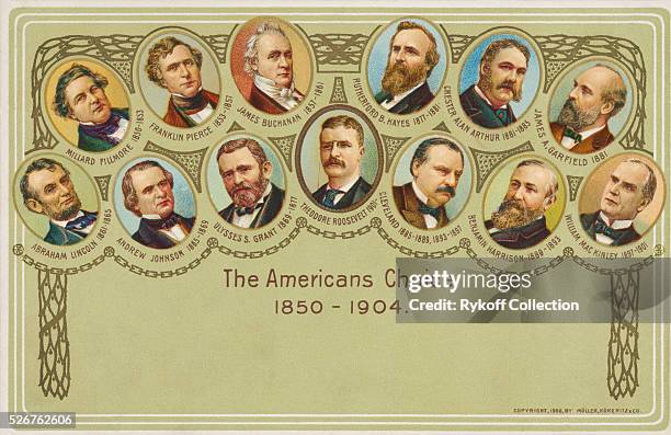 Postcard of a Half-Century of American Presidents