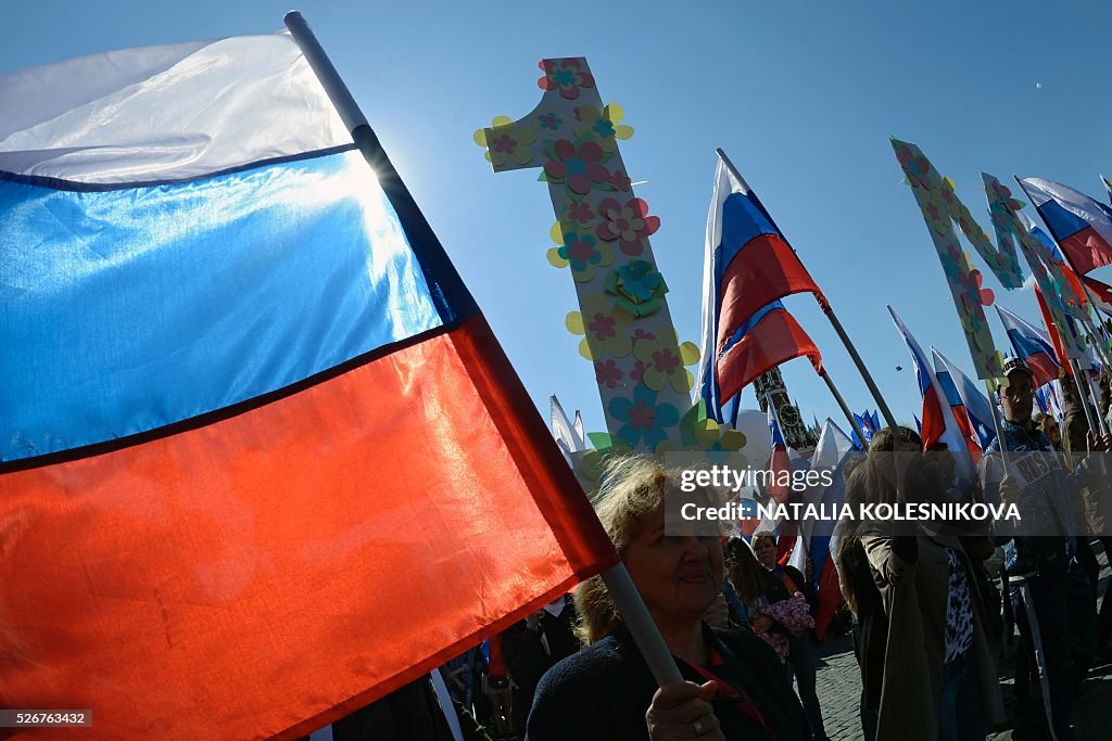 RUSSIA-LABOUR-DAY-DEMO