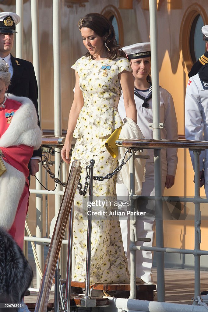 Yacht Departures - King Carl Gustaf of Sweden Celebrates His 70th Birthday