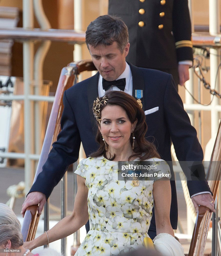 Yacht Departures - King Carl Gustaf of Sweden Celebrates His 70th Birthday