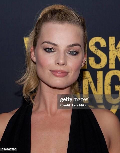 Margot Robbie attends the "Whiskey Tango Foxtrot" New York Premiere at the AMC Loews Lincoln Square 13 in New York City. �� LAN