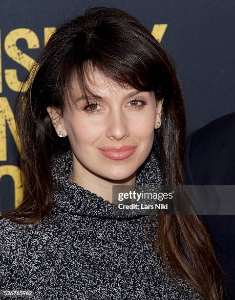 Hilaria Thomas attends the "Whiskey Tango Foxtrot" New York Premiere at the AMC Loews Lincoln Square 13 in New York City. �� LAN