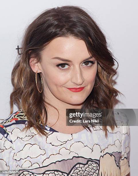 Alison Wright attends "The Americans" Season 4 Premiere at the NYU Skirball Center in New York City. �� LAN