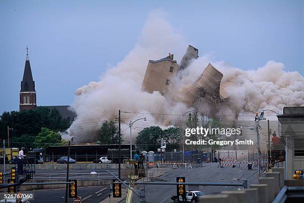 Implosion of the Alfred P. Murrah Federal Building.
