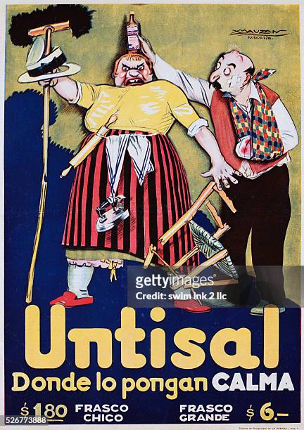 Argentinian Advertising Poster for Untisal by Mauzan
