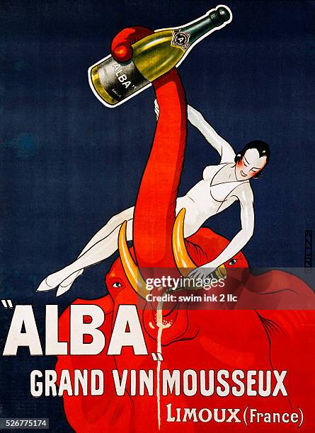 Alba Grand Vin Mousseux Poster by Andre
