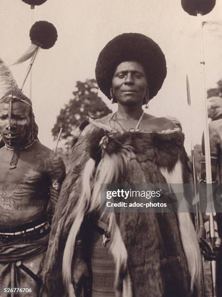 Warriors of the Meru people . In 1930.
