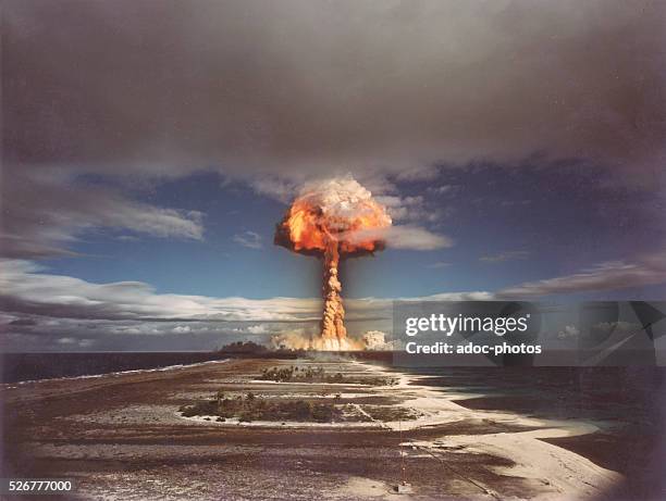 French nuclear weapons testing in Moruroa . On September 6, 1970.