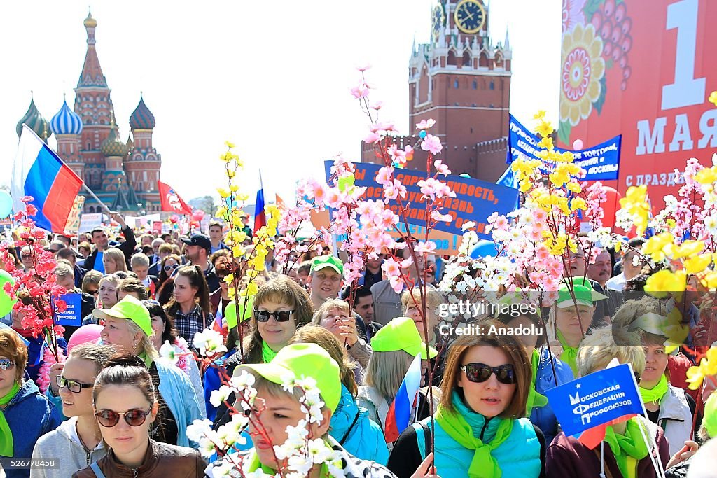 International Workers' Day, in Moscow