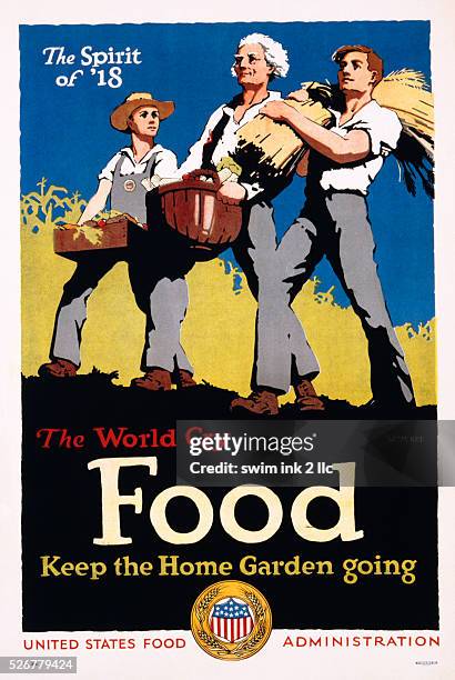 Food - Keep the Home Garden Going Poster by William McKee