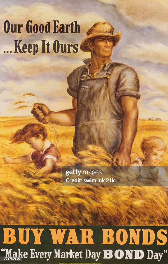 Our Good Earth...Keep it Ours War Bonds Poster by John Steuart Curry