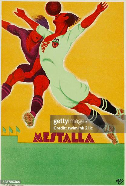 Mestalla Spanish Soccer Poster