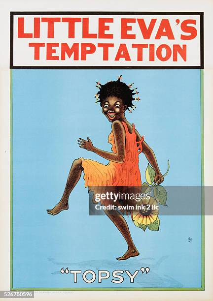 Poster Advertisement for the Musical Burlesque Little Eva's Temptation by Henrique Vivian Messetti