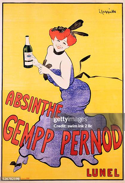 Absinthe Gempp Pernod Poster by Leonetto Cappiello