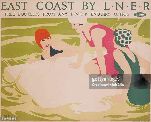 East Coast by L.N.E.R Poster by Tom Purvis