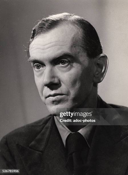 Henry Graham Greene , British writer. Ca. 1950.