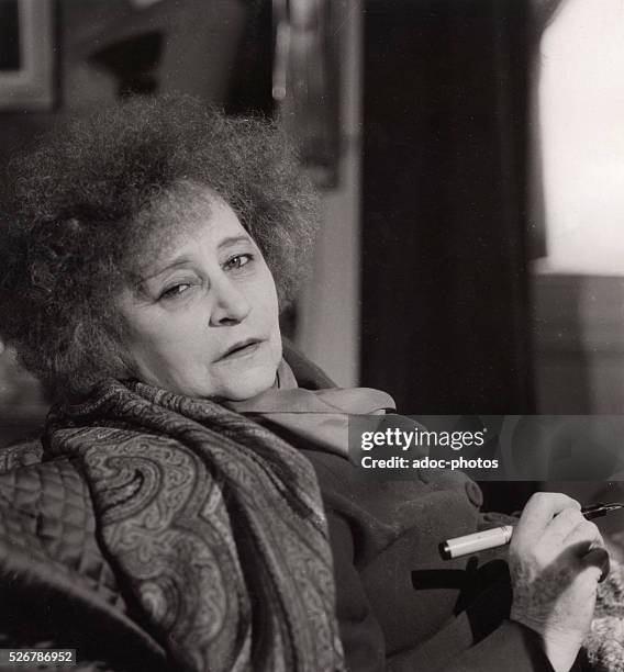 Sidonie Gabrielle Colette, called Colette , French writer, born at Saint-Sauveur-en-Puisaye . Ca. 1950.