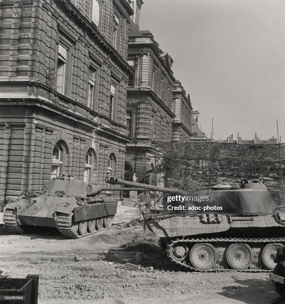 World War II. Liberation of Paris.