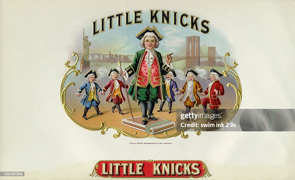 Little Knicks Cigar Box Label