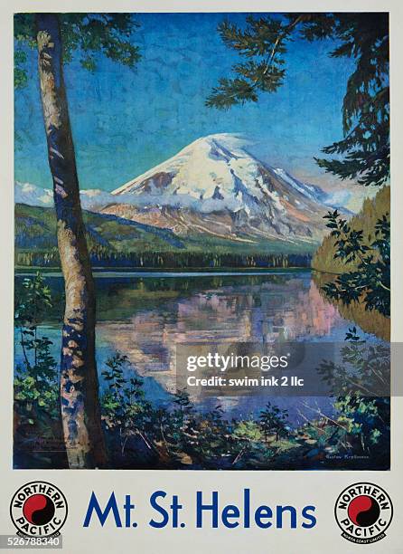 Mt. St. Helens Poster by Gustav Krollmann
