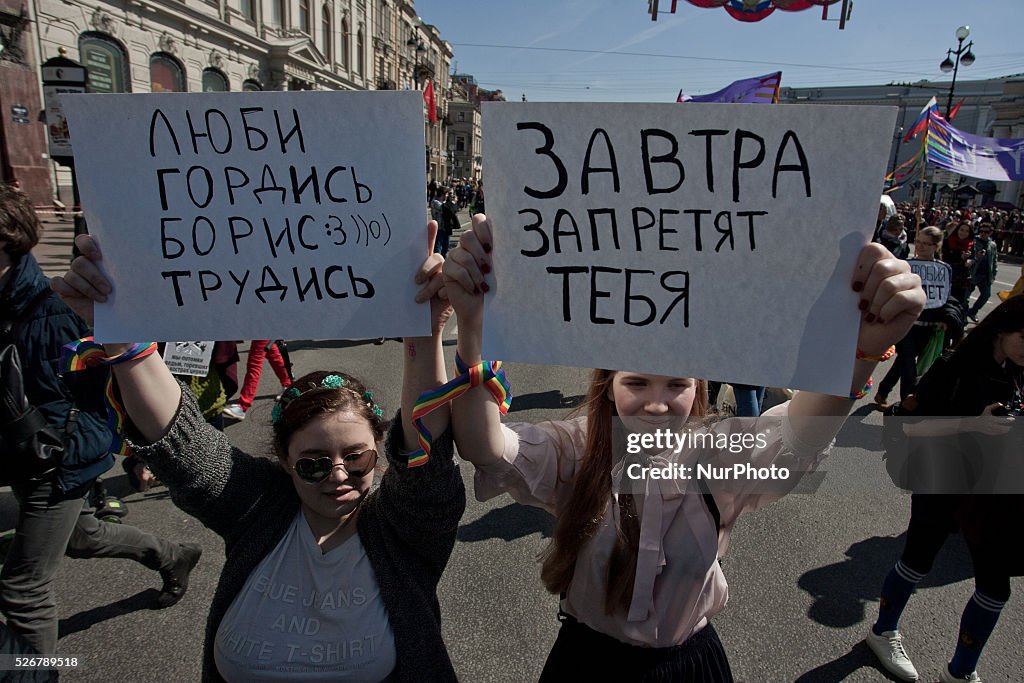 May Day in Russia
