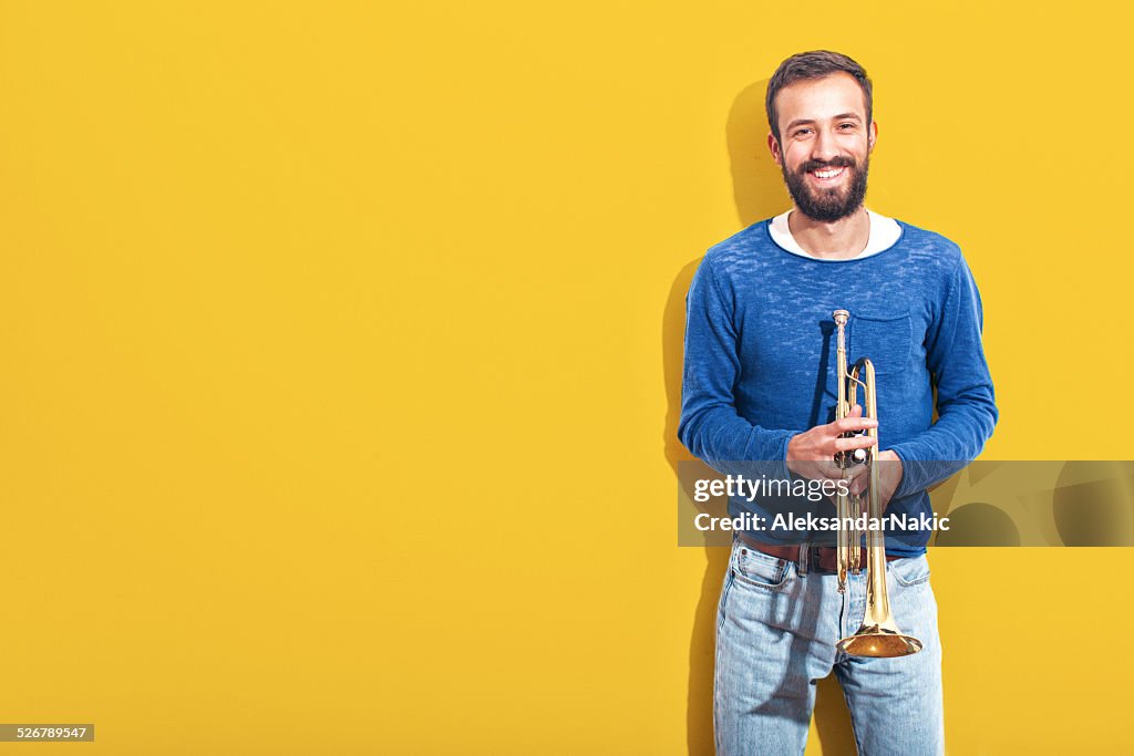 Trumpet player