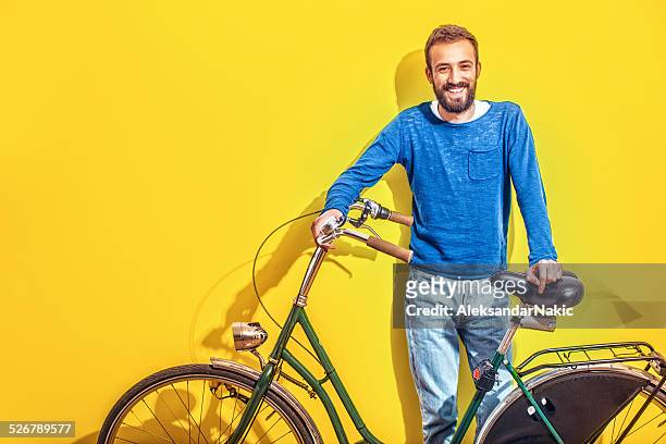 bicycle lover - bicycle isolated stockfoto's en -beelden