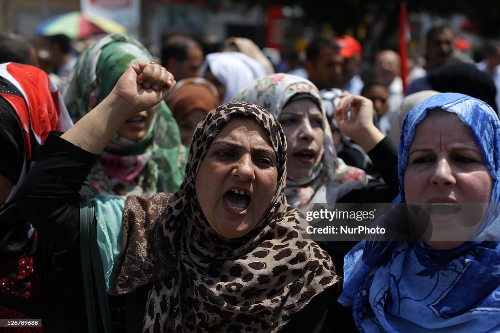 International Workers Day in Gaza City