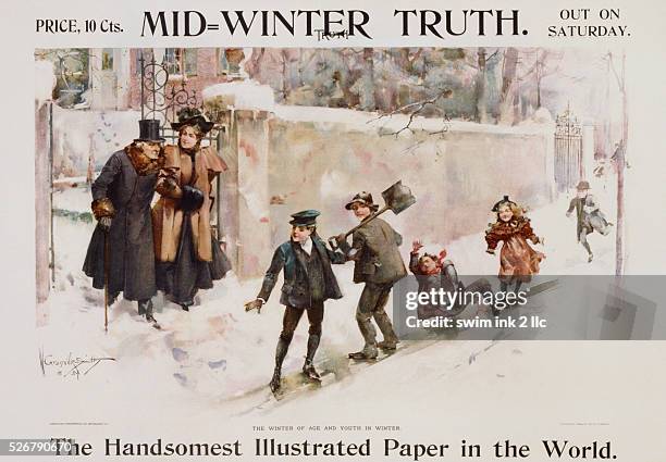 Mid-Winter Truth Poster by Walter Granville-Smith