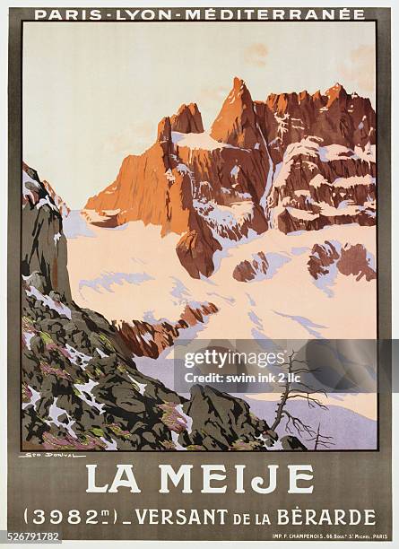La Meije Poster by Georges Dorival