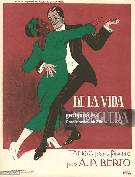 De La Vida Milonguera Tango Sheet Music Cover