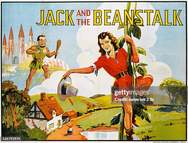 Jack and the Beanstalk Color Print