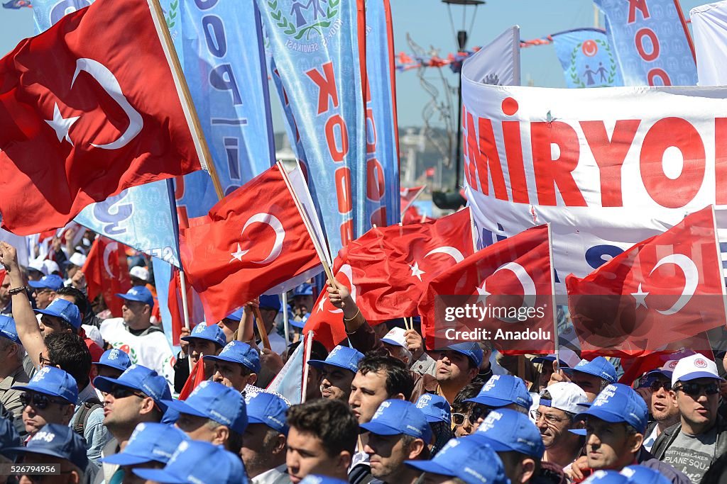 May Day celebrations in Turkey