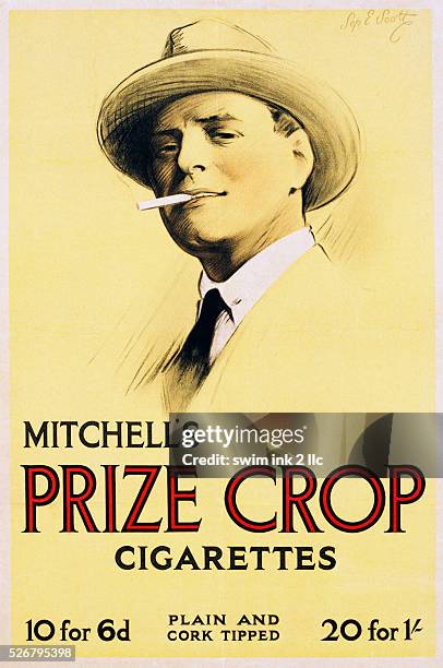 Mitchell's Prize Crop Cigarettes Poster by Septimus E. Scott