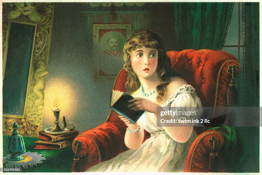 The Ghost Story by Robert William Buss Trade Card