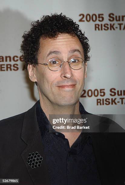 Director Tony Kushner arrives for the Sundance Institute Annual Risk-Takers Gala Benefit at Gotham Hall on April 21, 2005 in New York City.